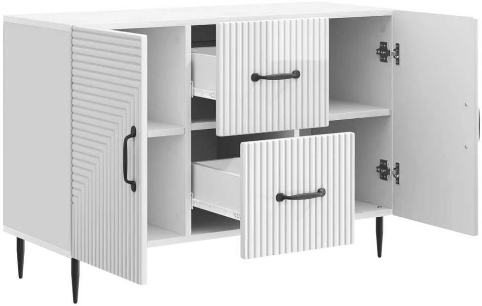 Kabalas Itin blizgi balta 89 x 34,5 x 60 cm Apdirbta mediena