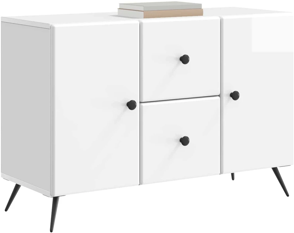Kabalas Itin blizgi balta 89 x 34,5 x 60 cm Apdirbta mediena