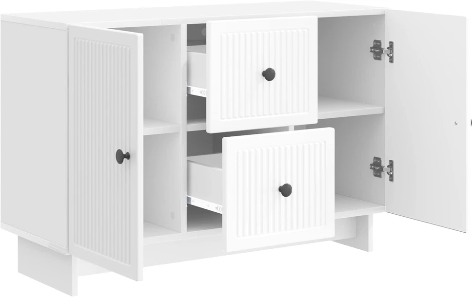 Kabalas Itin blizgi balta 89 x 34,5 x 60 cm Apdirbta mediena