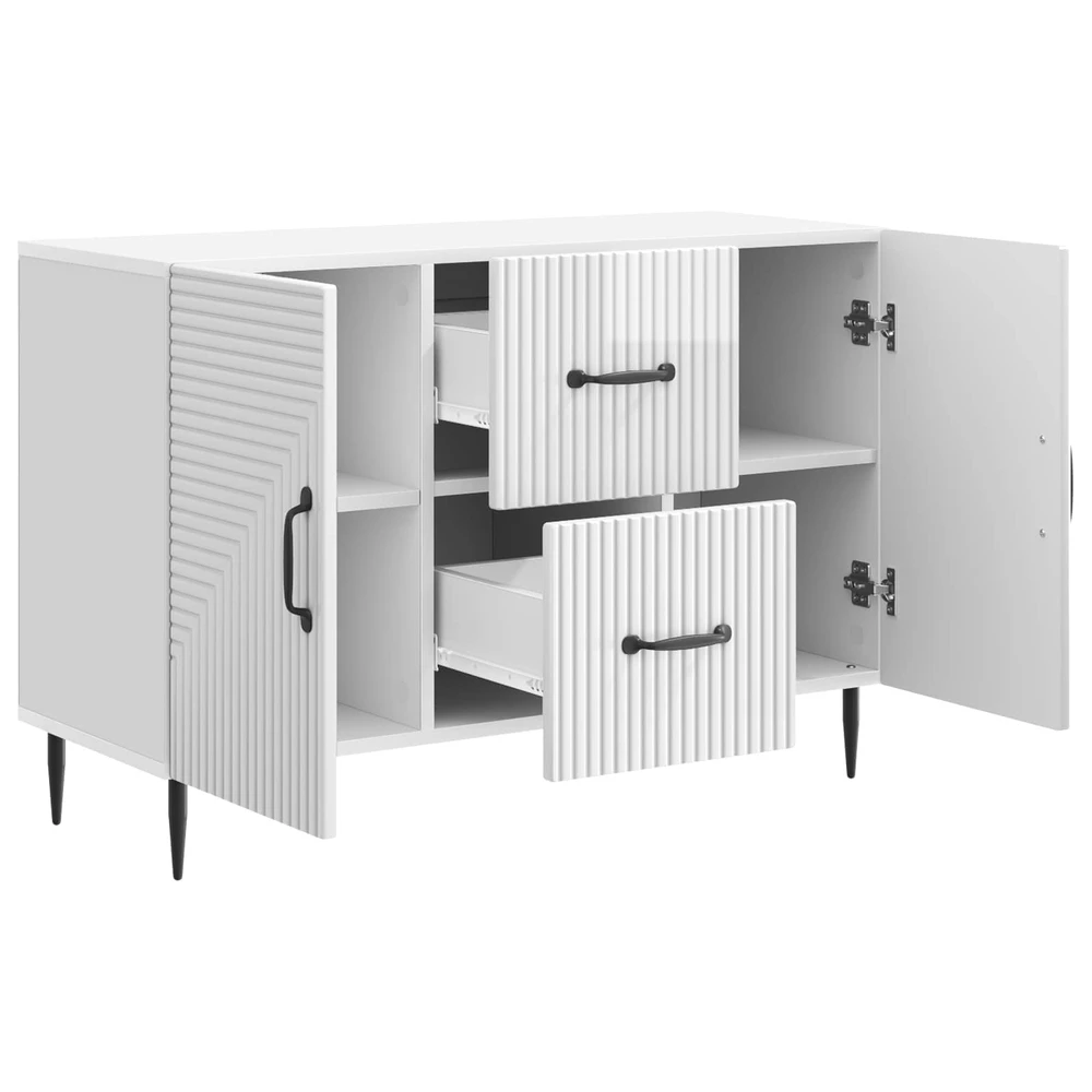 Kabalas Itin blizgi balta 89 x 34,5 x 60 cm Apdirbta mediena