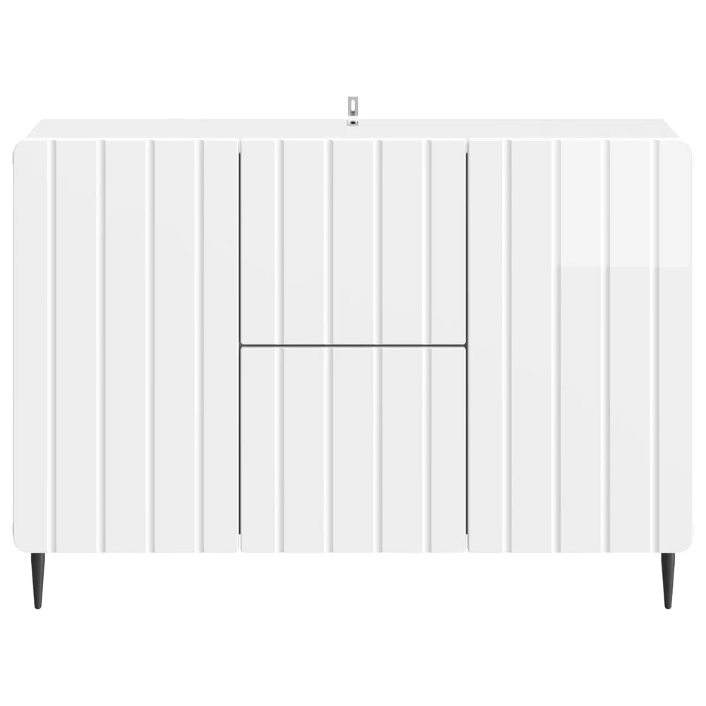 Kabalas Itin blizgi balta 89 x 34,5 x 62 cm Apdirbta mediena