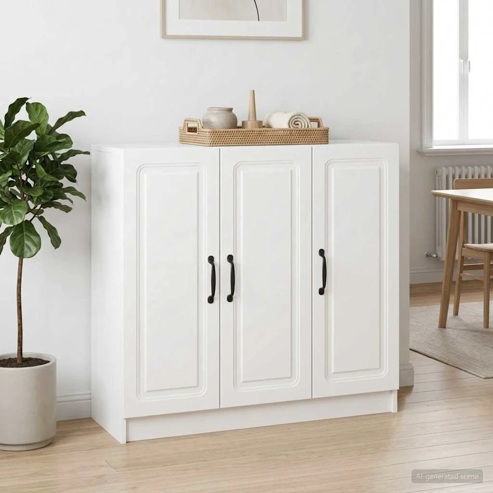 Kabalas Itin blizgi balta 89 x 34,5 x 77 cm Apdirbta mediena