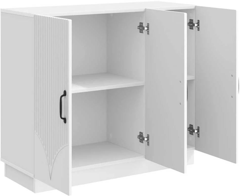 Kabalas Itin blizgi balta 89 x 34,5 x 77 cm Apdirbta mediena