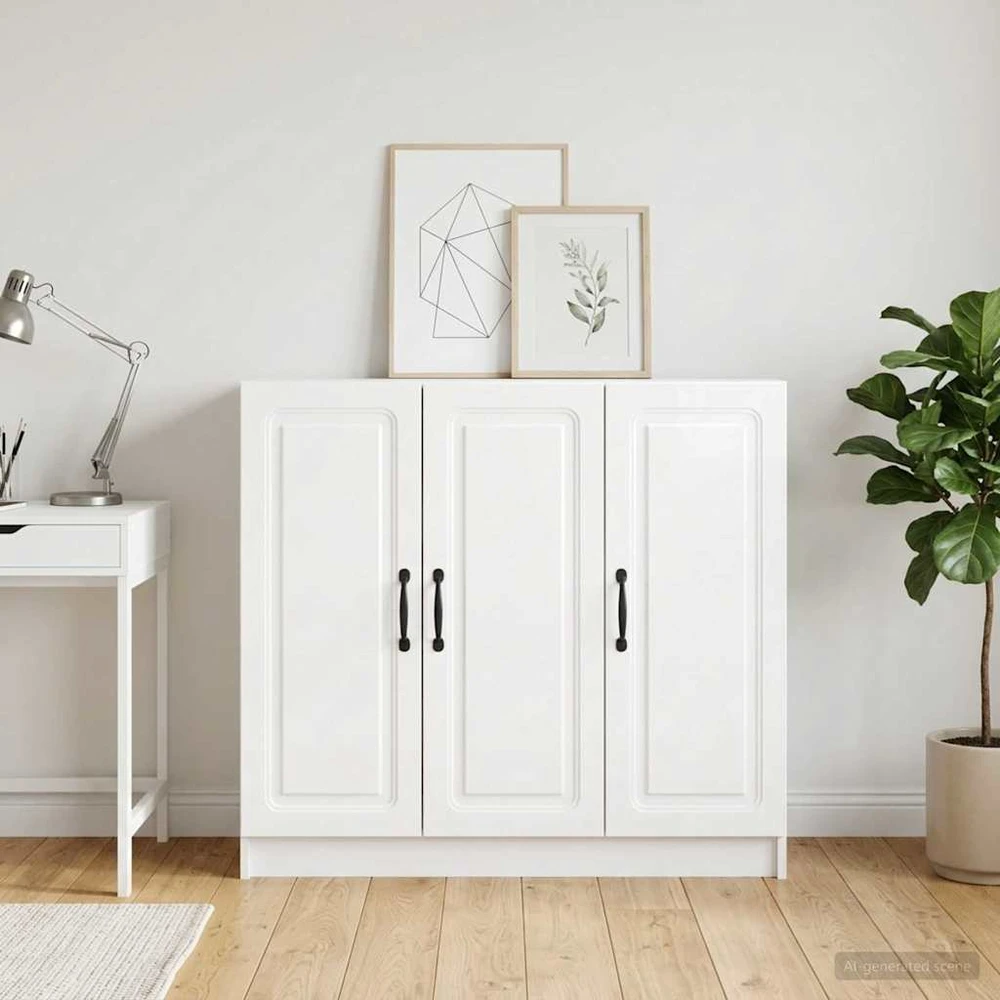Kabalas Itin blizgi balta 89 x 34,5 x 77 cm Apdirbta mediena