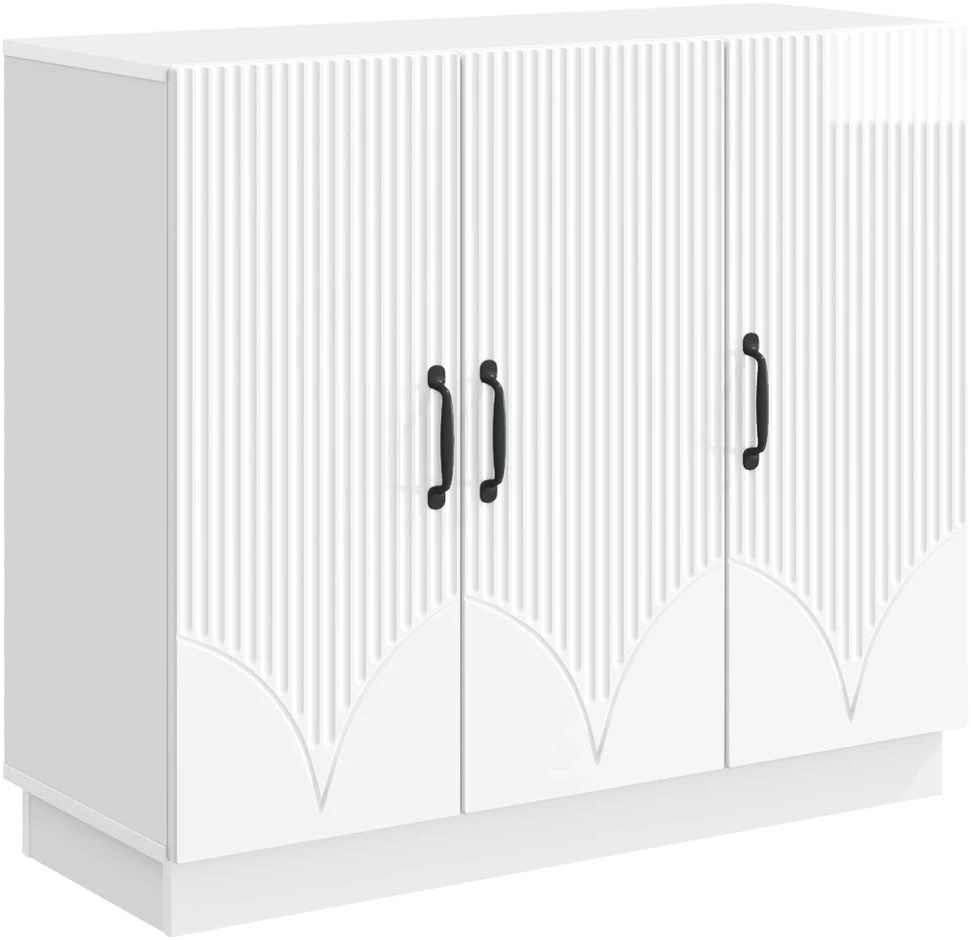Kabalas Itin blizgi balta 89 x 34,5 x 77 cm Apdirbta mediena