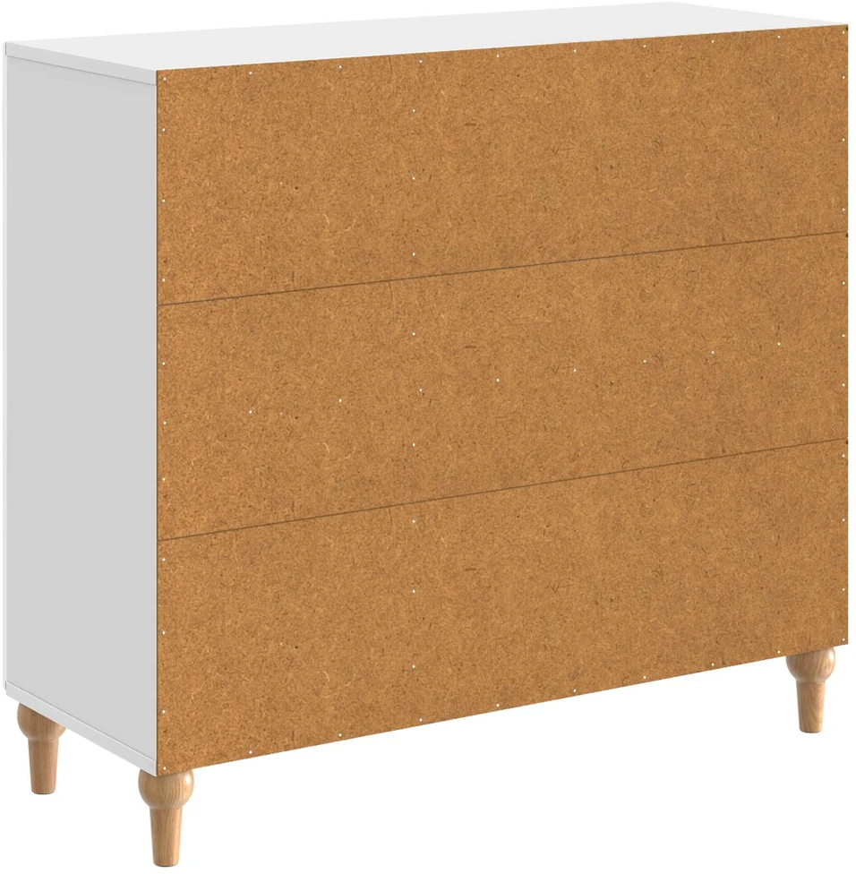 Kabalas Itin blizgi balta 89 x 34,5 x 80 cm Apdirbta mediena