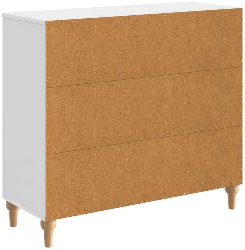 Kabalas Itin blizgi balta 89 x 34,5 x 80 cm Apdirbta mediena