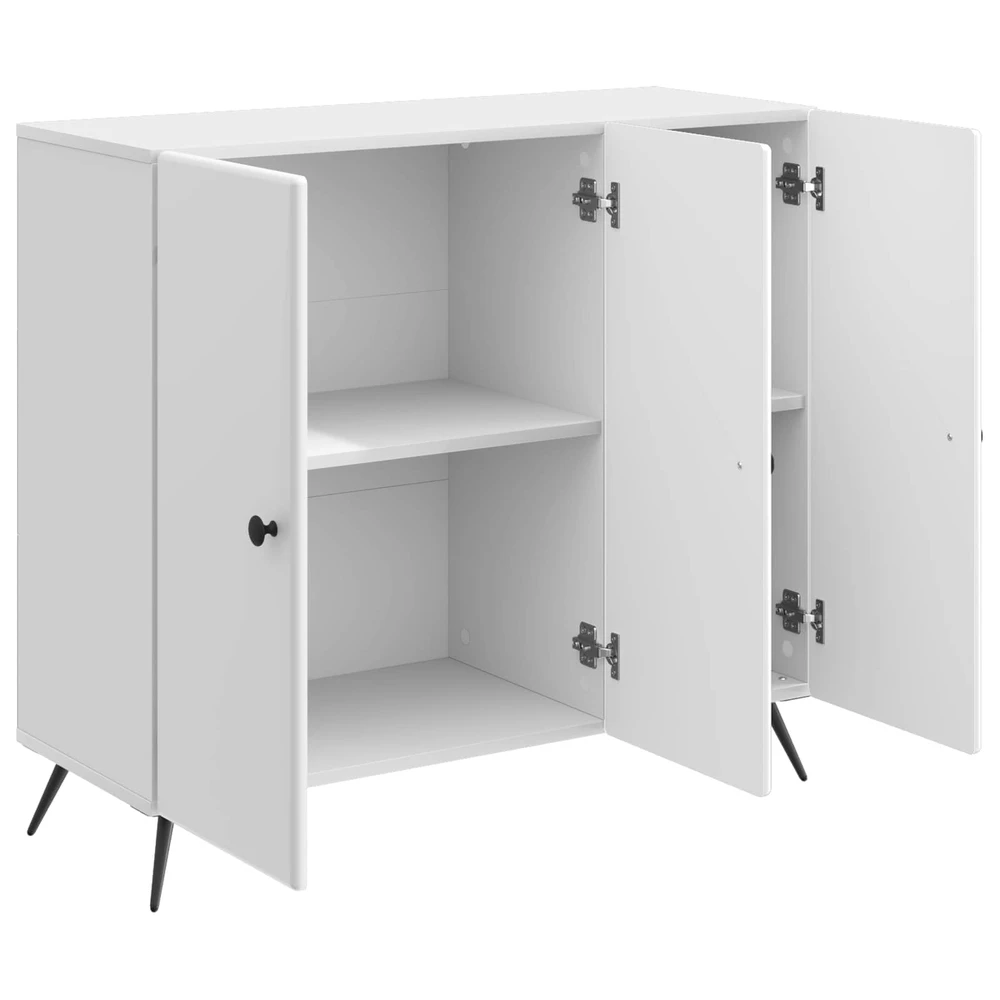 Kabalas Itin blizgi balta 89 x 34,5 x 80 cm Apdirbta mediena
