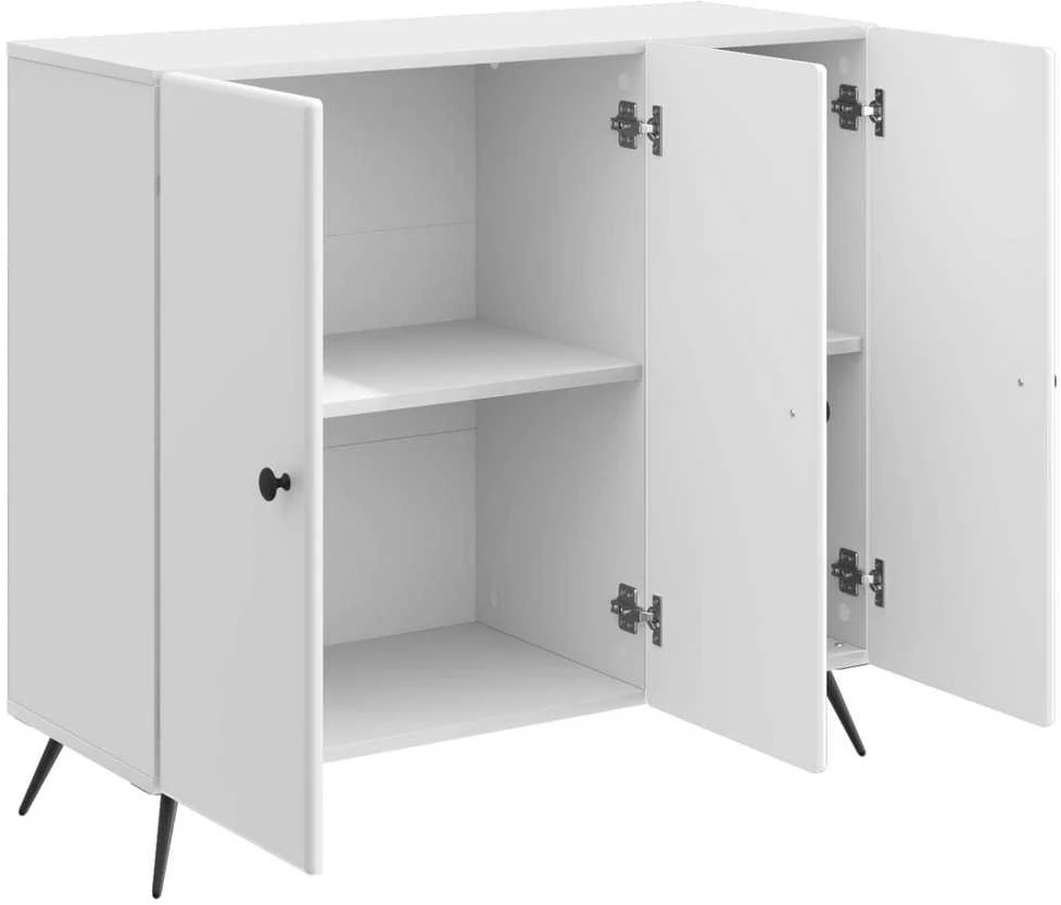 Kabalas Itin blizgi balta 89 x 34,5 x 80 cm Apdirbta mediena