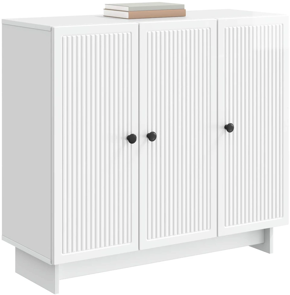 Kabalas Itin blizgi balta 89 x 34,5 x 80 cm Apdirbta mediena