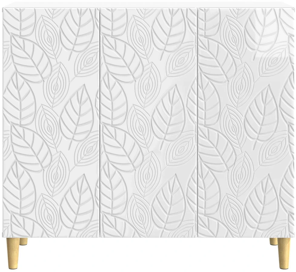 Kabalas Itin blizgi balta 89 x 34,5 x 80 cm Apdirbta mediena