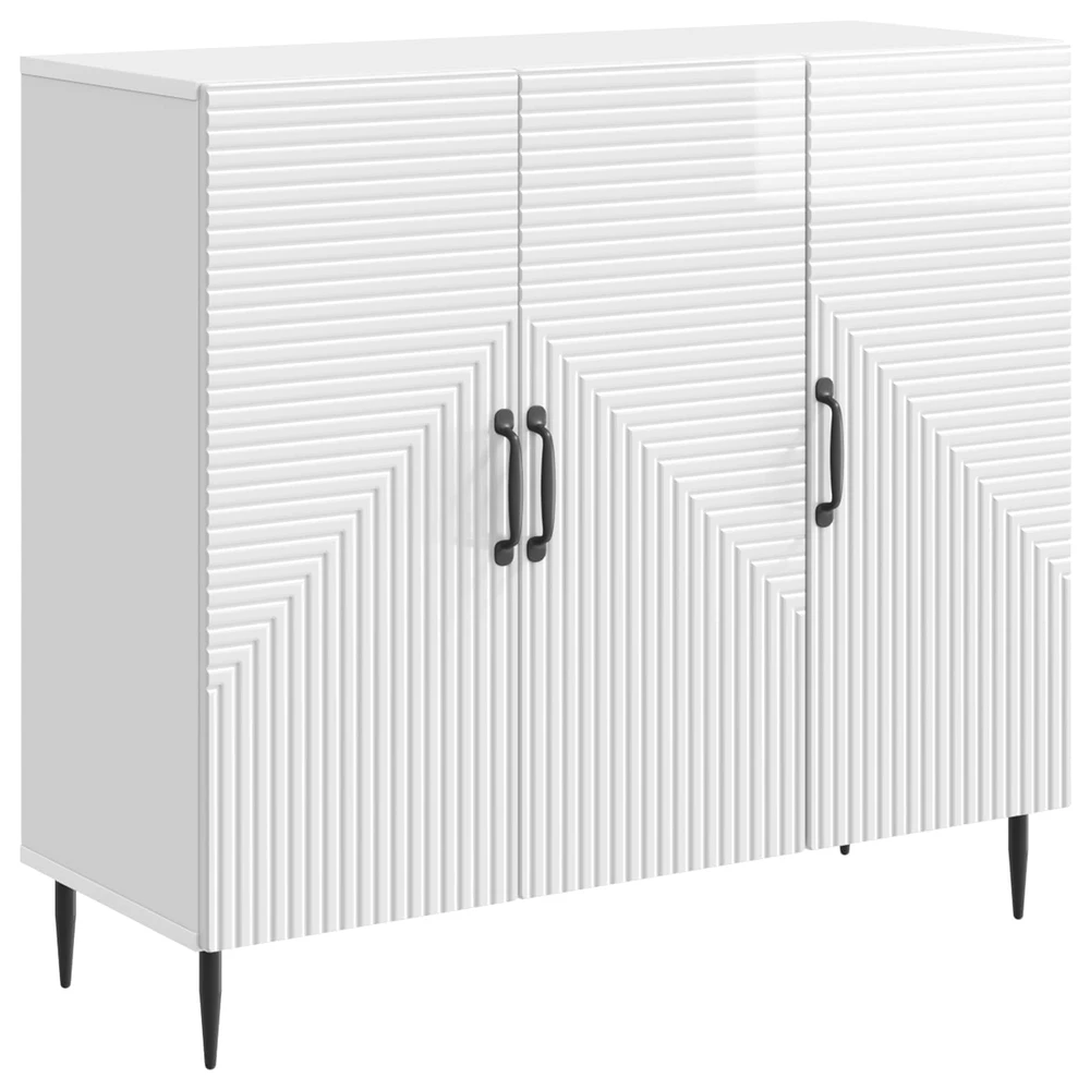 Kabalas Itin blizgi balta 89 x 34,5 x 80 cm Apdirbta mediena