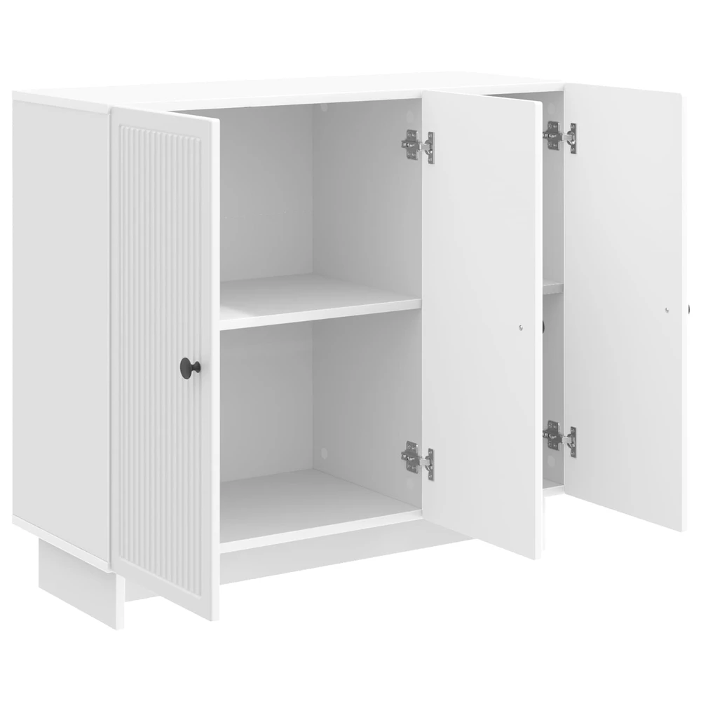 Kabalas Itin blizgi balta 89 x 34,5 x 80 cm Apdirbta mediena
