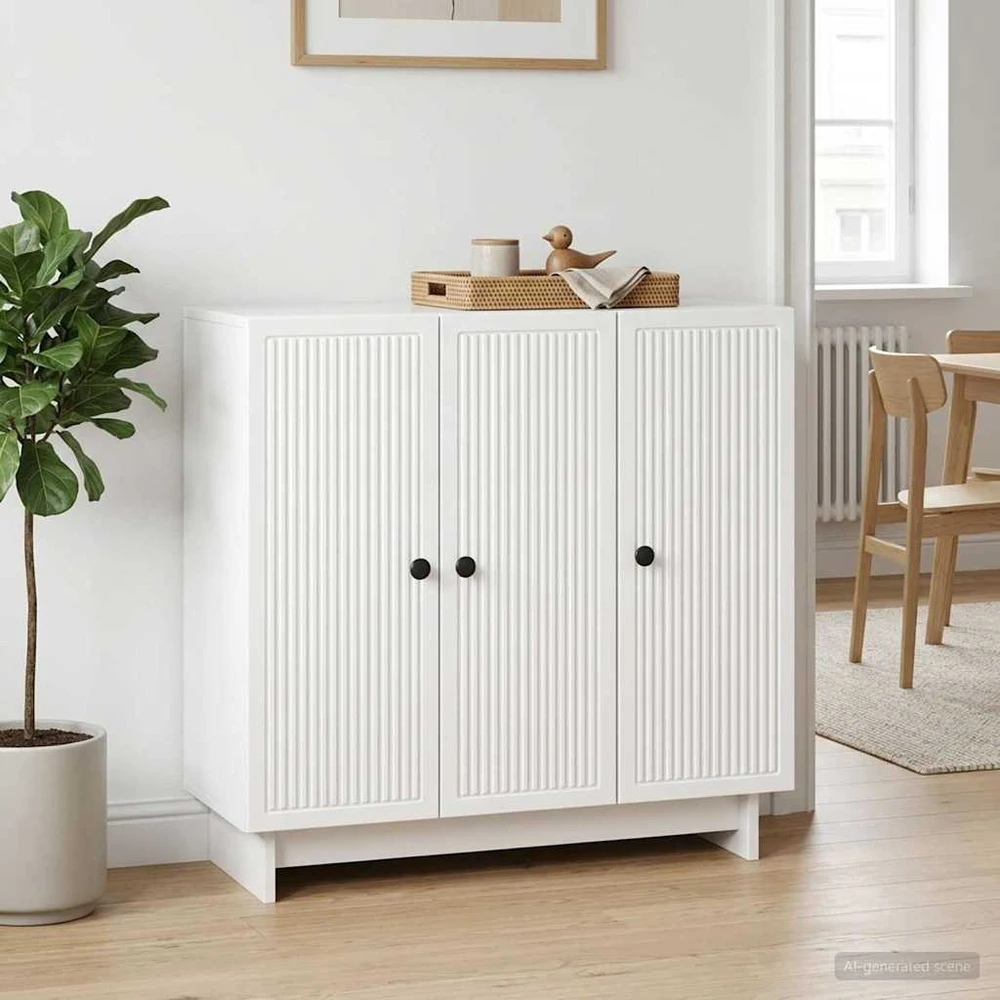 Kabalas Itin blizgi balta 89 x 34,5 x 80 cm Apdirbta mediena