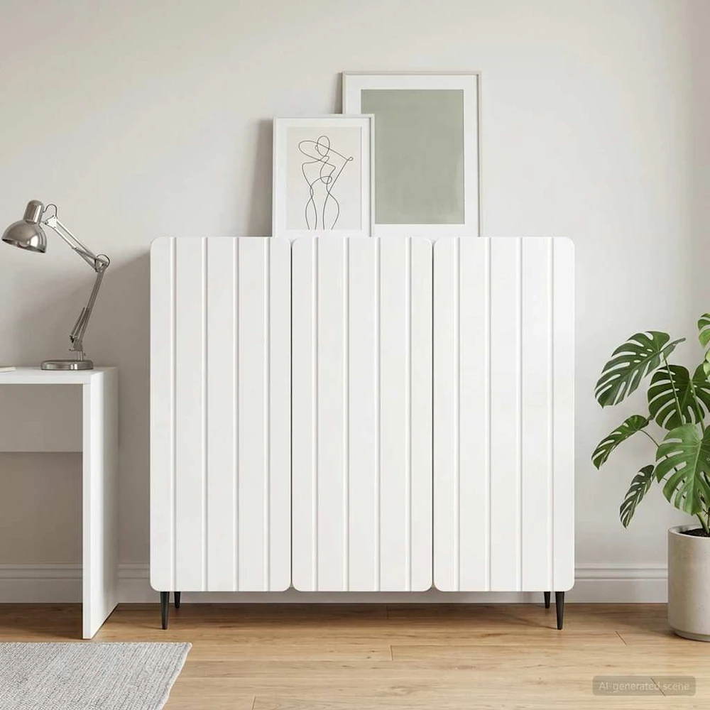 Kabalas Itin blizgi balta 89 x 34,5 x 82 cm Apdirbta mediena
