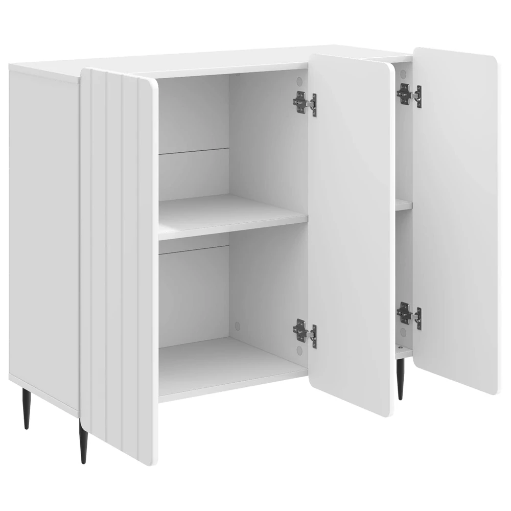 Kabalas Itin blizgi balta 89 x 34,5 x 82 cm Apdirbta mediena