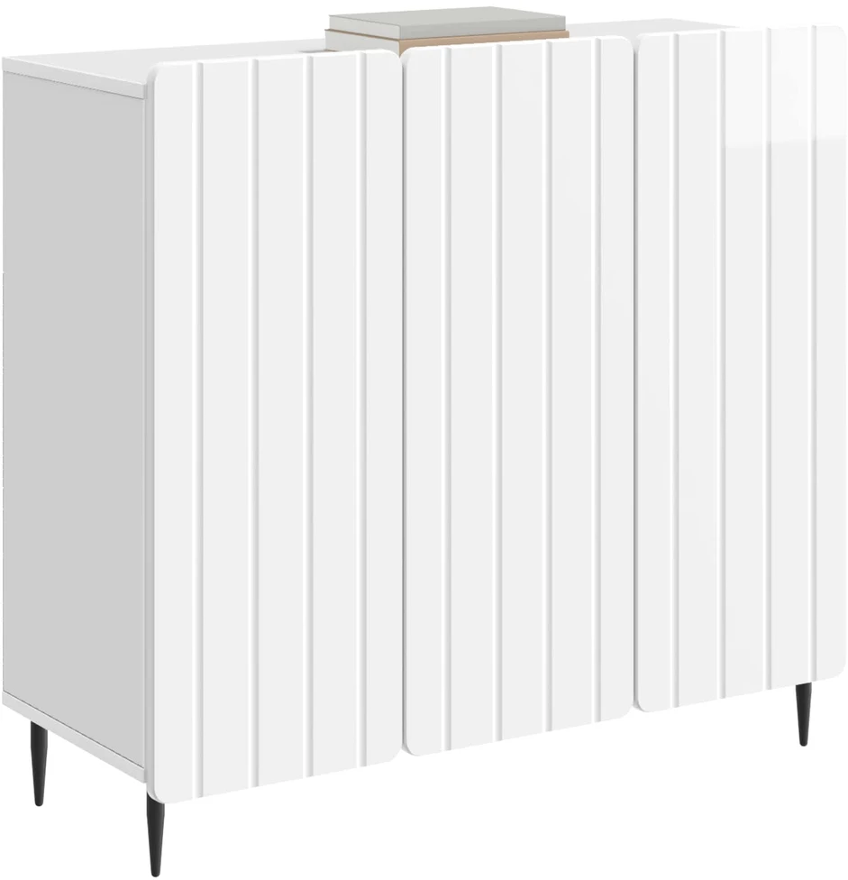 Kabalas Itin blizgi balta 89 x 34,5 x 82 cm Apdirbta mediena