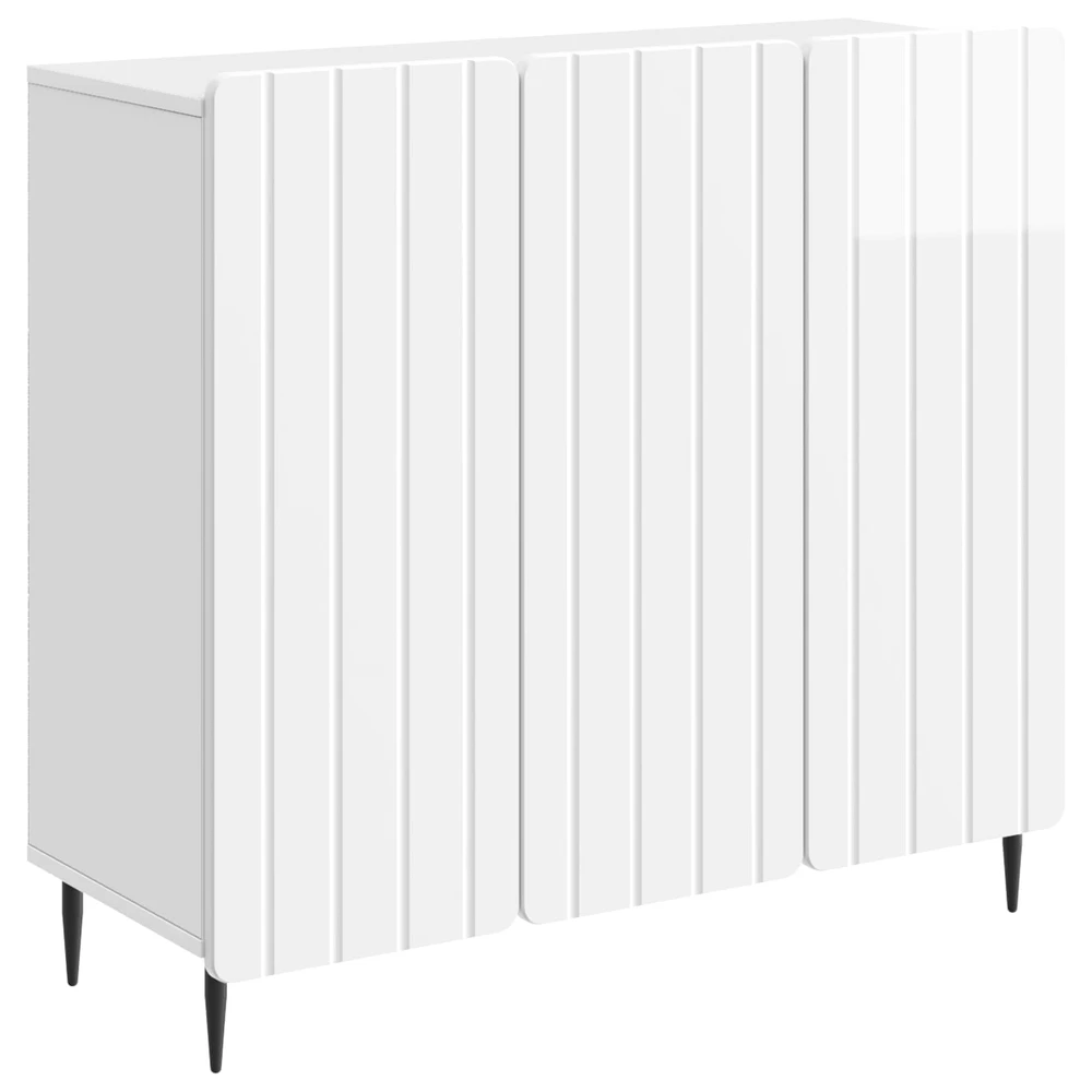 Kabalas Itin blizgi balta 89 x 34,5 x 82 cm Apdirbta mediena