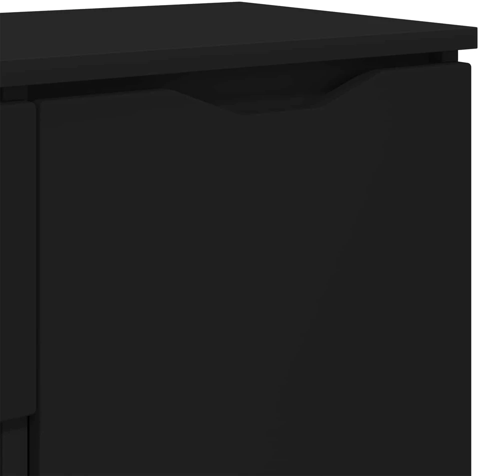 Kabalas Juoda 100 x 30 x 65,6 Apdirbta mediena