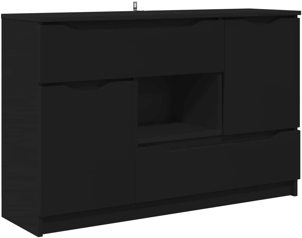Kabalas Juoda 100 x 30 x 65,6 Apdirbta mediena