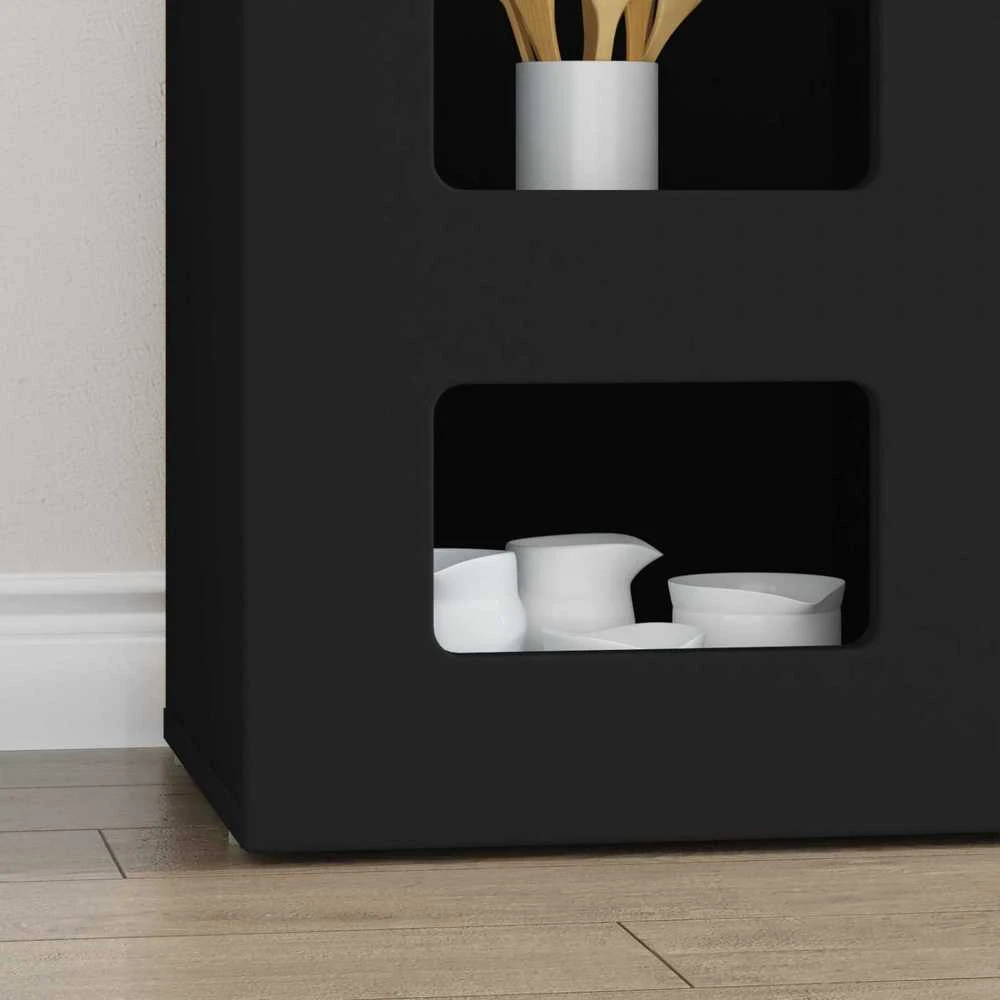 Kabalas ELST Juoda 100 x 35 x 59 cm Apdirbta mediena