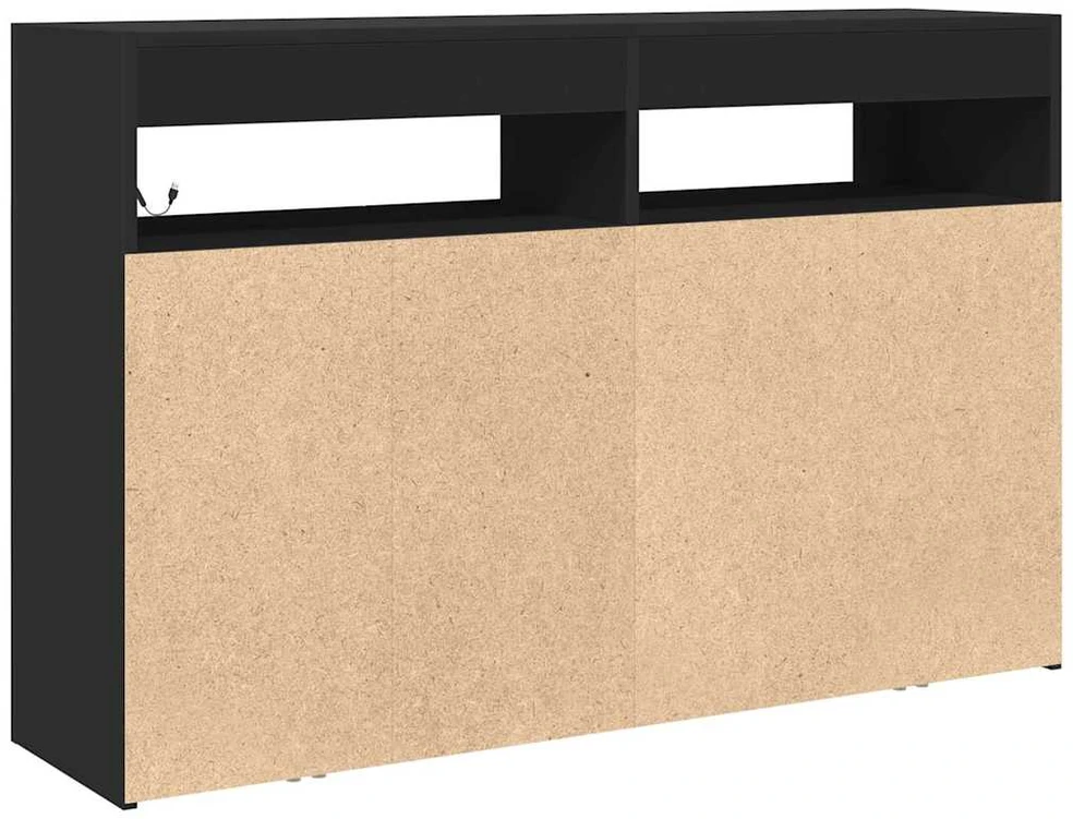 Kabalas Juoda 116 x 30 x 75 cm Apdirbta mediena