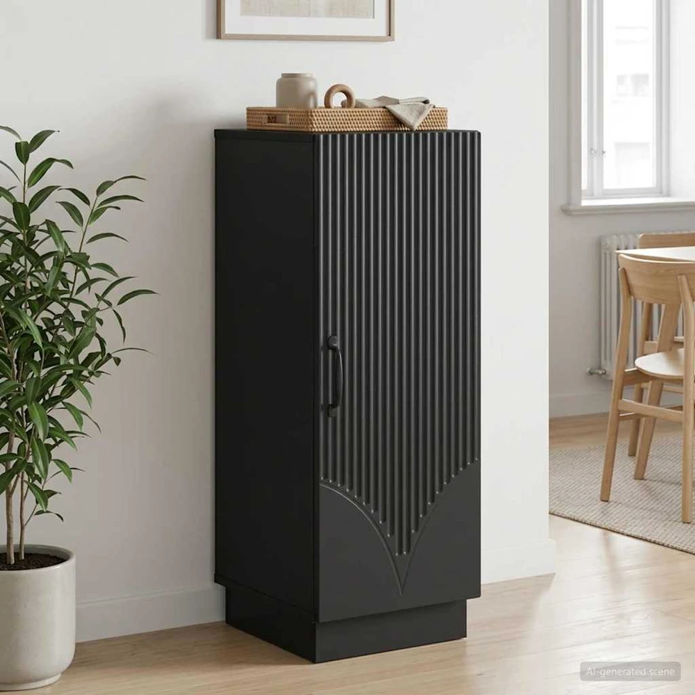 Kabalas Juoda 33 x 34,5 x 87 cm Apdirbta mediena