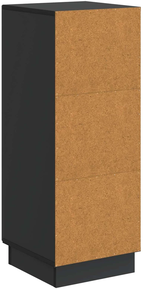 Kabalas Juoda 33 x 34,5 x 87 cm Apdirbta mediena