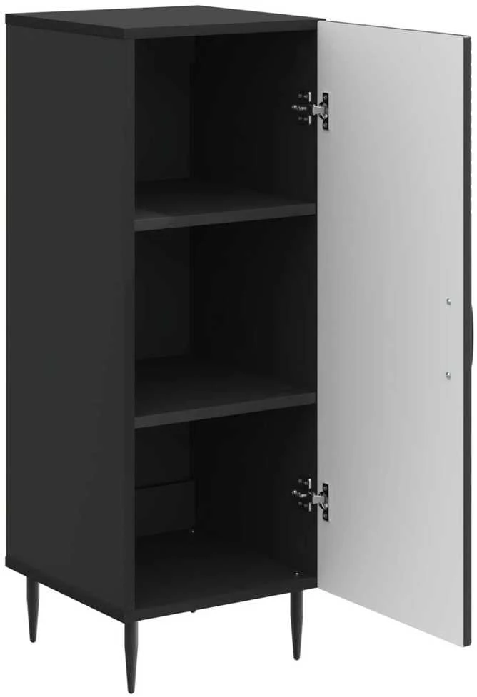 Kabalas Juoda 33 x 34,5 x 89,5 cm Apdirbta mediena