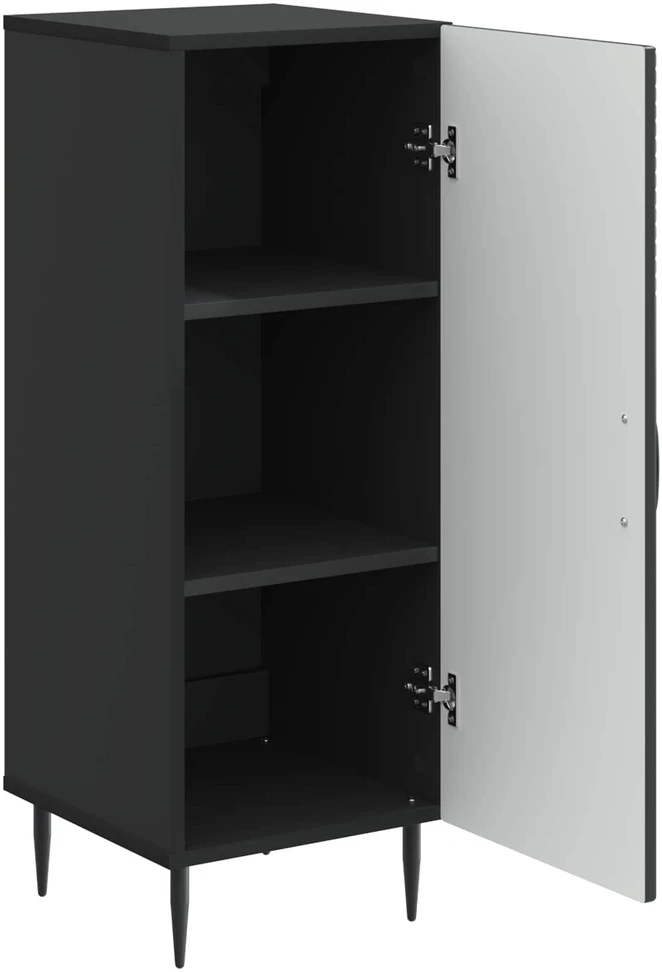 Kabalas Juoda 33 x 34,5 x 89,5 cm Apdirbta mediena