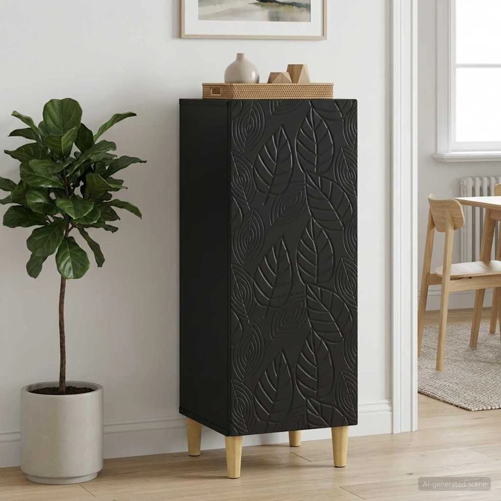 Kabalas Juoda 33 x 34,5 x 90 cm Apdirbta mediena