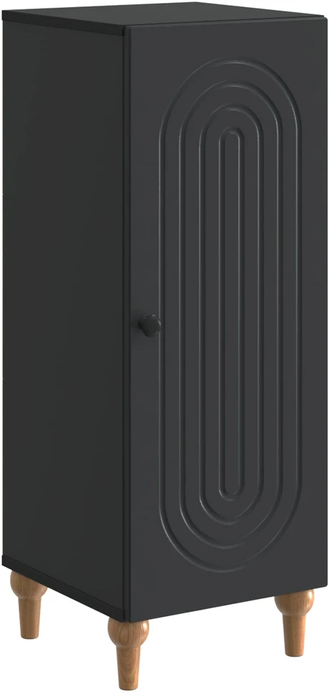 Kabalas Juoda 33 x 34,5 x 90 cm Apdirbta mediena