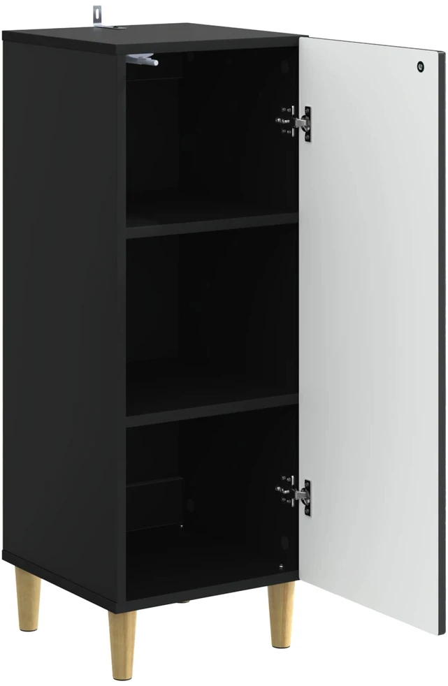 Kabalas Juoda 33 x 34,5 x 90 cm Apdirbta mediena
