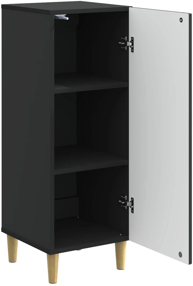 Kabalas Juoda 33 x 34,5 x 90 cm Apdirbta mediena