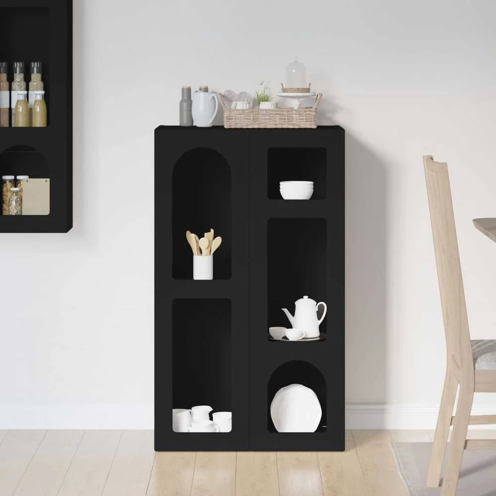 Kabalas ELST Juoda 59 x 35 x 100,5 cm Apdirbta mediena