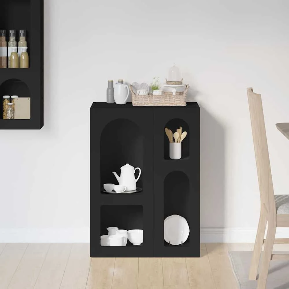 Kabalas ELST Juoda 59 x 35 x 80.5 cm Apdirbta mediena