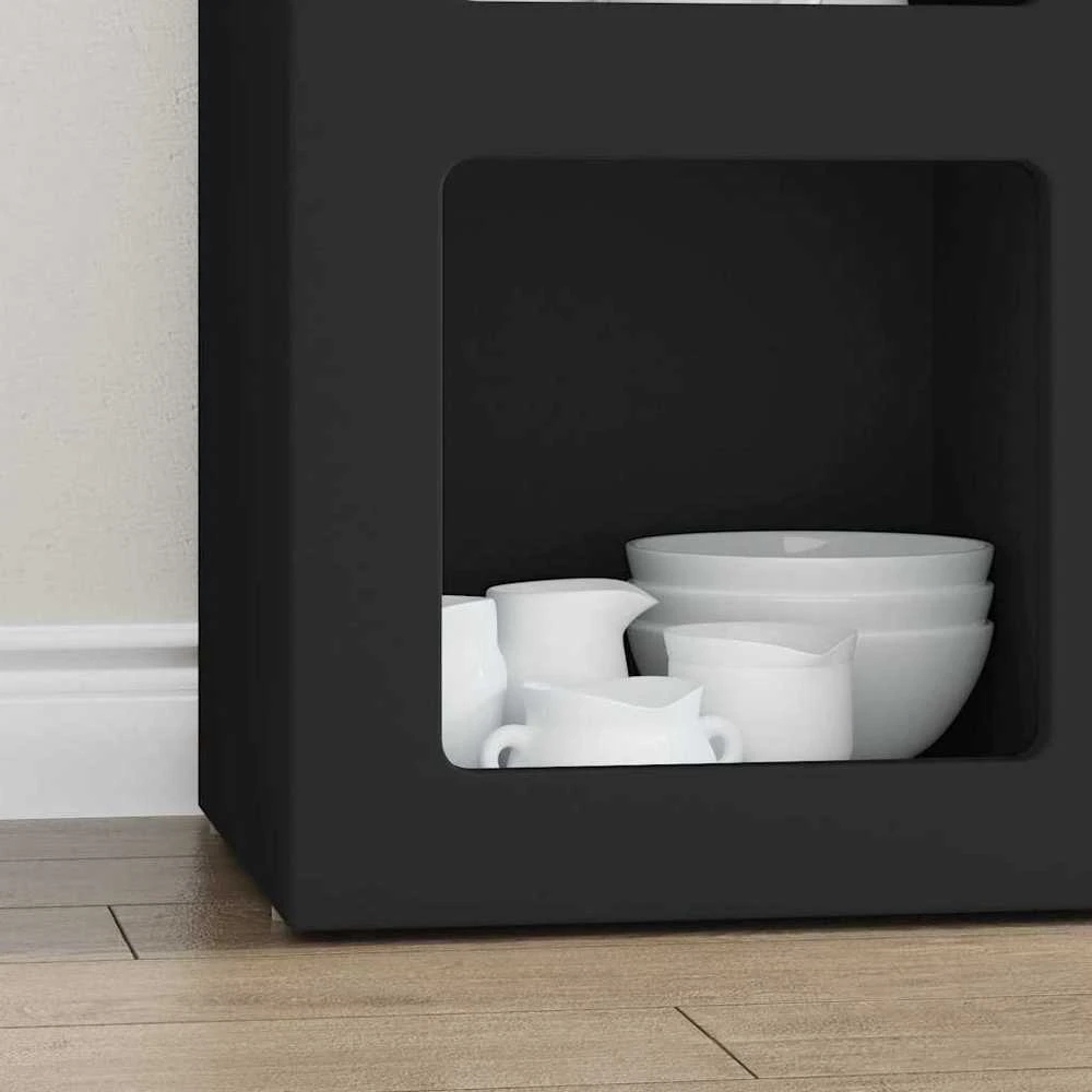 Kabalas ELST Juoda 59 x 35 x 80.5 cm Apdirbta mediena