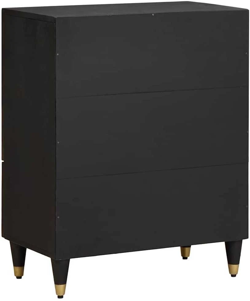 Kabalas Juoda 60 x 33 x 75 cm Kietas mango medis