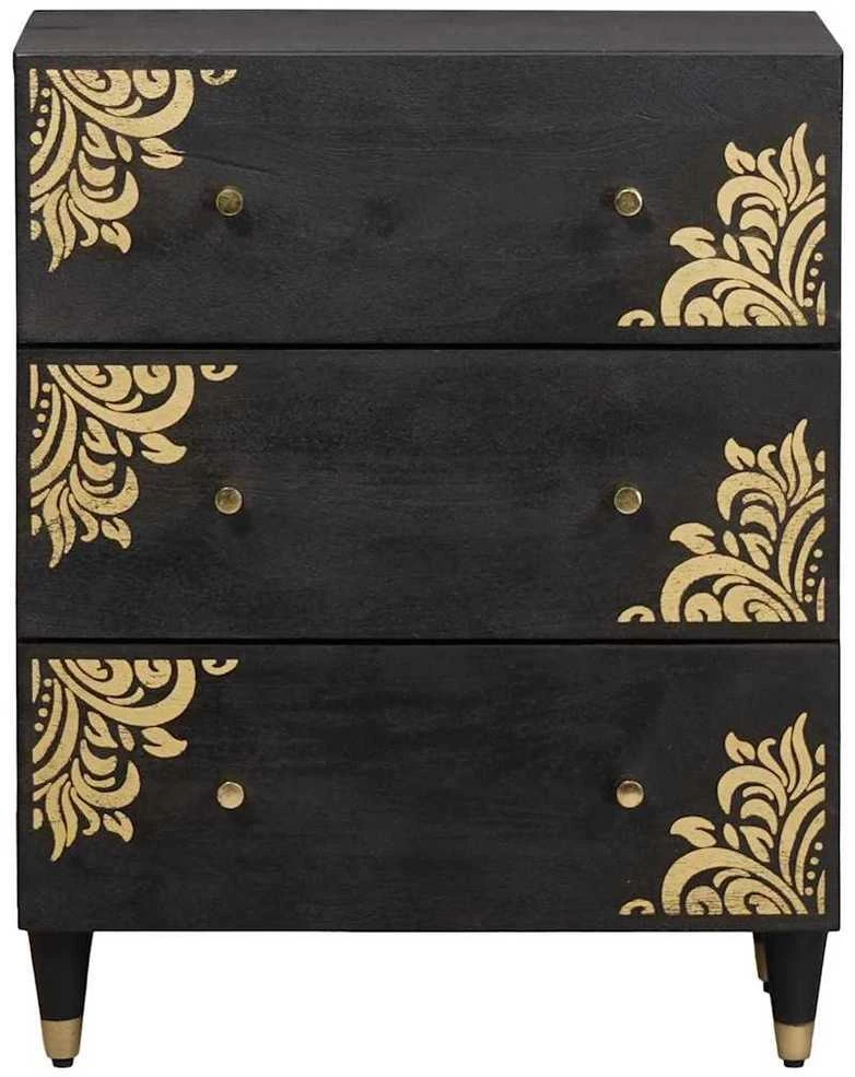 Kabalas Juoda 60 x 33 x 75 cm Kietas mango medis