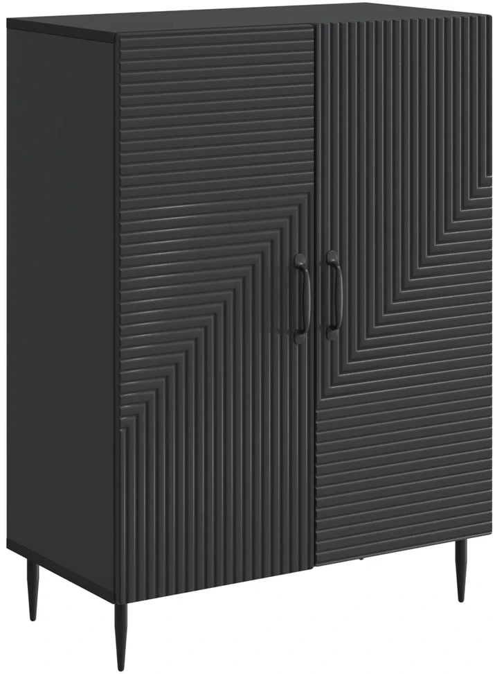 Kabalas Juoda 66 x 34,5 x 89,5 cm Apdirbta mediena