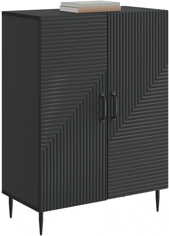 Kabalas Juoda 66 x 34,5 x 89,5 cm Apdirbta mediena