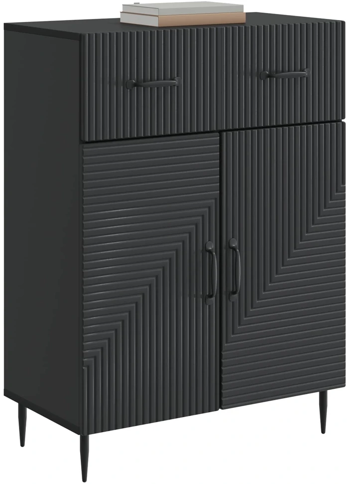 Kabalas Juoda 66 x 34,5 x 89,5 cm Apdirbta mediena