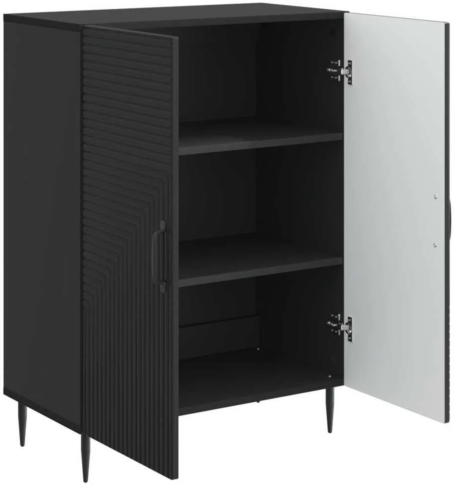 Kabalas Juoda 66 x 34,5 x 89,5 cm Apdirbta mediena