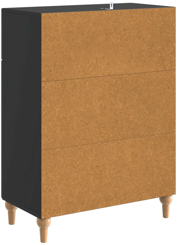 Kabalas Juoda 66 x 34,5 x 90 cm Apdirbta mediena