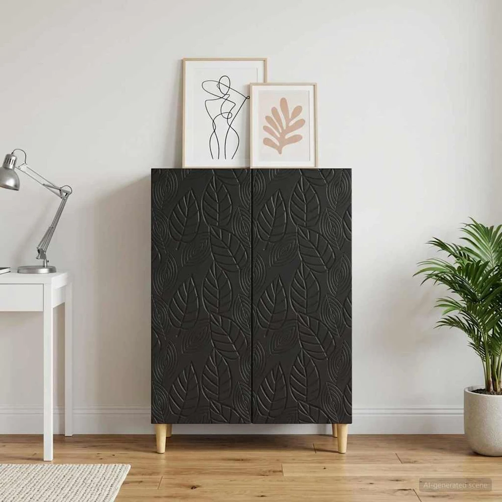 Kabalas Juoda 66 x 34,5 x 90 cm Apdirbta mediena
