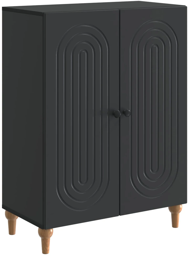 Kabalas Juoda 66 x 34,5 x 90 cm Apdirbta mediena