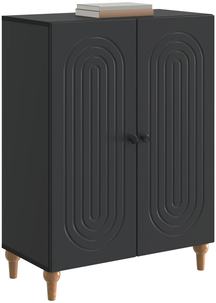 Kabalas Juoda 66 x 34,5 x 90 cm Apdirbta mediena