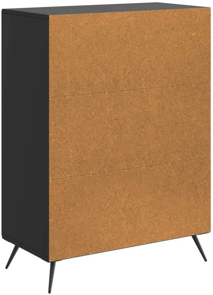 Kabalas Juoda 66 x 34,5 x 90 cm Apdirbta mediena