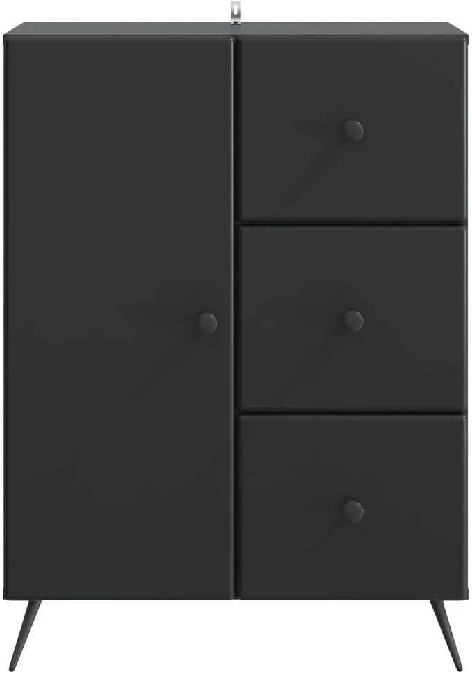 Kabalas Juoda 66 x 34,5 x 90 cm Apdirbta mediena