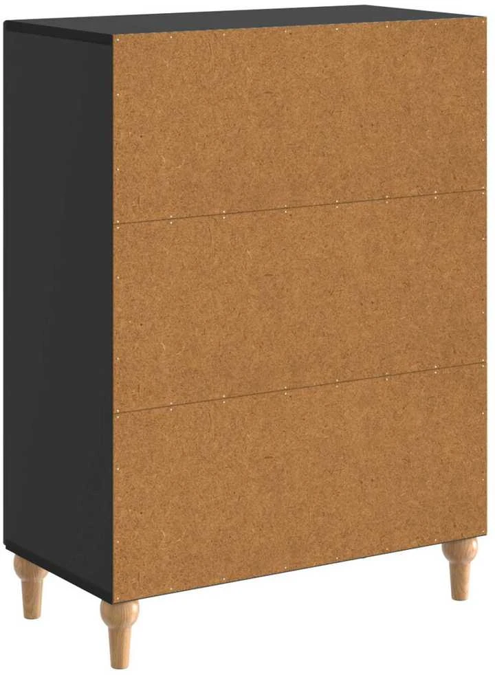 Kabalas Juoda 66 x 34,5 x 90 cm Apdirbta mediena